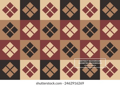 Abstract Background | Geometric Background (Squares) - Pattern, Profile, Brochure, Website Design, Website Banner, Advertisement, Poster, Apparel, Textiles, Interior Design (4 Colors) - DL.2.30