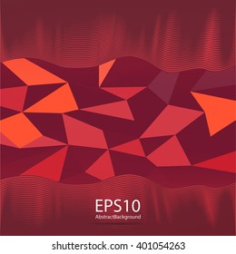 Abstract background in the geometric style.