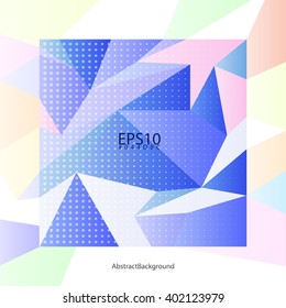 Abstract background in the geometric style.