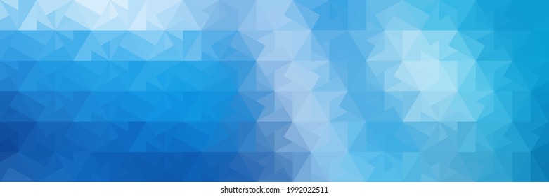 Abstract background with geometric texture. Bright shades of blue. Design of presentations, flyers, booklets and brochures for business and education. Vector illustration.