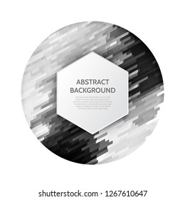 Abstract background with geometric texture. Optical illusion of movement.