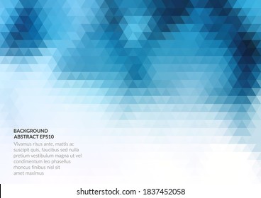 An abstract background with a geometric texture of triangles. Space for text. Stock vector illustration.