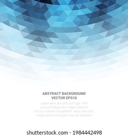 An abstract background with a geometric texture of triangles. An element for your design of presentations, banners, flyers, booklets and brochures. Vector illustration.