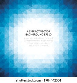 An abstract background with a geometric texture of triangles. An element for your design of presentations, banners, flyers, booklets and brochures. Vector illustration.