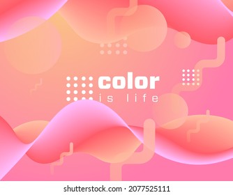Abstract background with geometric textures, gradients, and waves