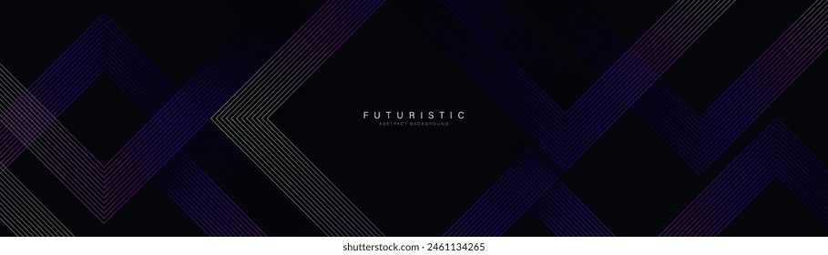 Abstract background with geometric triangle line. Modern minimal trendy lines pattern horizontal. Vector illustration