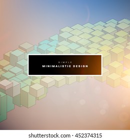 Abstract Background. Geometric Triangles Pattern for Business Presentations, Application Cover and Web Site Design. Vector Illustration.