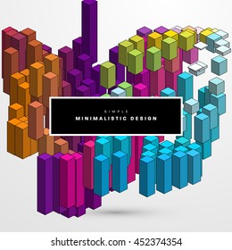 Abstract Background. Geometric Triangles Pattern for Business Presentations, Application Cover and Web Site Design. Vector Illustration.