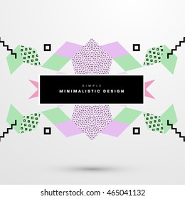 Abstract Background. Geometric Triangles Pattern for Business Presentations, Application Cover and Web Site Design. Vector Illustration.