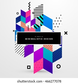 Abstract Background. Geometric Triangles Pattern for Business Presentations, Application Cover and Web Site Design. Vector Illustration.