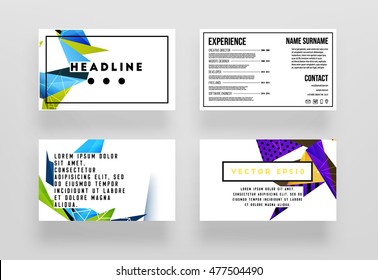 Abstract Background. Geometric Triangles Pattern for Business Presentations, Application Cover and Web Site Design. Vector Illustration.