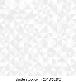 Abstract background geometric triangles white and gray seamless pattern.vector illustration.