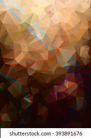 Abstract background. Geometric abstract vector background, pastel color. Modern and stylish abstract design poster, cover, card design. Hand drawn vintage texture, dots pattern and geometric elements
