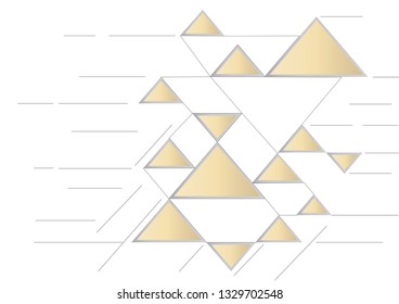 abstract background geometric vector style idea design gold