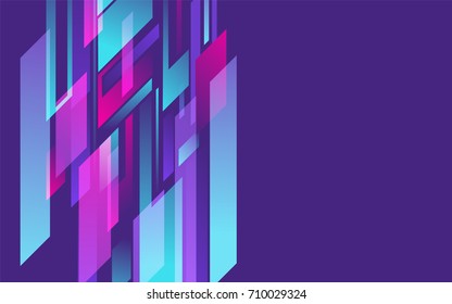 Abstract Background Geometric Vertical Shape For Technology, Illustration