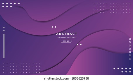 Abstract background with geometric wave colorful shapes Vector. Dynamic abstract composition Vector illustration. Design element for business card, banner, print, poster, flyer, web, brochure, posters