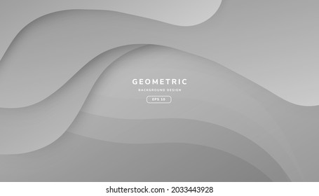 Abstract background with geometric wave colorful shapes Vector. Dynamic abstract composition Vector illustration. Design element for web banners, posters