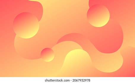 Abstract background with geometric wave colorful shapes Vector. Dynamic abstract composition Vector illustration. Design element for web banners, posters.