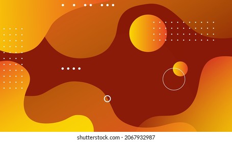 Fondo abstracto con formas geométricas coloridas de ondas Vector. Composición abstracta dinámica Ilustración vectorial. Elemento de diseño para banners web, afiches.
