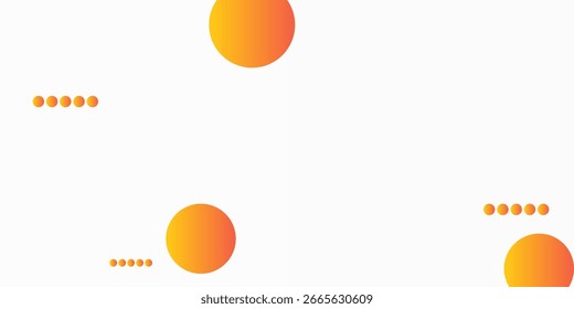 Abstract background with geometric wave colorful shapes Vector. Dynamic abstract composition Vector illustration. Design element for web banners, posters. Yellow and white
