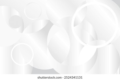 Fondo abstracto Línea de círculo blanco geométrico y líneas blancas, utilizado en medios de trabajo de ilustración gráfica u otros, ilustración 2d
