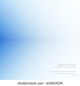 Abstract background of geometrical angular elements. Smooth disappearance. Shades of blue.