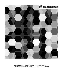 Abstract background with geometrical figures