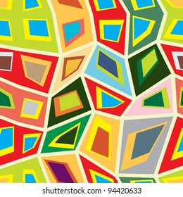 Fondo abstracto de figuras geométricas. Sin inconvenientes