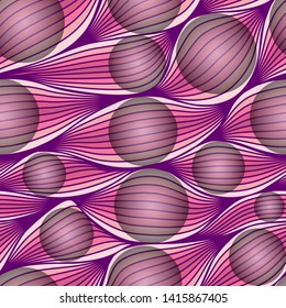 Abstract background from geometrical figures. Vector seamless illustration.