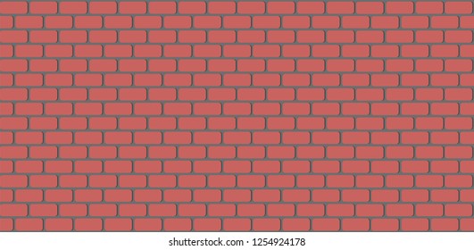 Abstract background from geometrical objects. The brick wall. Vector illustration. Eps 10.