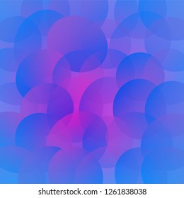 Abstract background from geometrical objects. The colorful circle, sphere. Vector illustration. Eps 10.