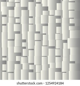 Abstract background from geometrical objects. The grey squares. Vector illustration. Eps 10.