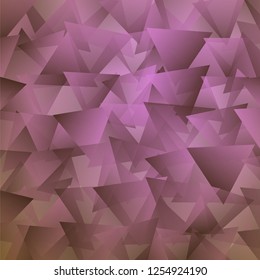 Abstract background from geometrical objects. The pink triangles. Vector illustration. Eps 10.