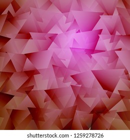 Abstract background from geometrical objects. The pink triangles. Vector illustration. Eps 10.