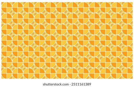 Abstract background, geometrical pattern. Modern design. Diagonal line. Circle pattern. color flower shape on square background.