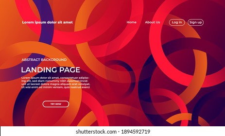 Abstract background geometry. landing page background for banner, website, header and cover