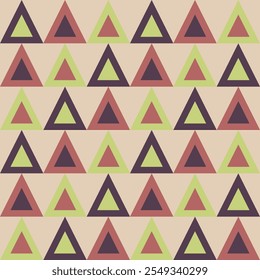 Abstract fundo geometria design minimalista em estilo hippie vintage. Vetor padrão sem emenda com cores coloridas 70s. pronto para usar para têxteis, pano, envoltório e outros.