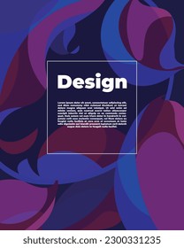 Abstract background with geometry shapes and dummy text. Perfect for flyers, banners, posters, etc.