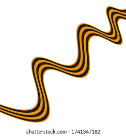 Abstract background with Gergiev ribbon
