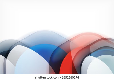 Fondo abstracto - formas hexágonas transparentes brillantes de vidrio se superponen entre sí. Ilustración vectorial para papel tapiz, pancarta, fondo, tarjeta, ilustración del libro, página de inicio
