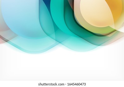 Abstract background - glass shiny transprent hexagon shapes overlapping eath other. Vector Illustration For Wallpaper, Banner, Background, Card, Book Illustration, landing page
