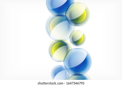 Abstract background - glass shiny transprent hexagon shapes overlapping eath other. Vector Illustration For Wallpaper, Banner, Background, Card, Book Illustration, landing page