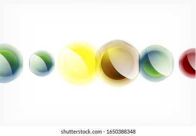 Abstract background - glass shiny transprent hexagon shapes overlapping eath other. Vector Illustration For Wallpaper, Banner, Background, Card, Book Illustration, landing page