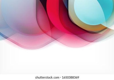 Abstract background - glass shiny transprent hexagon shapes overlapping eath other. Vector Illustration For Wallpaper, Banner, Background, Card, Book Illustration, landing page