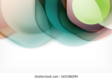 Abstract background - glass shiny transprent hexagon shapes overlapping eath other. Vector Illustration For Wallpaper, Banner, Background, Card, Book Illustration, landing page