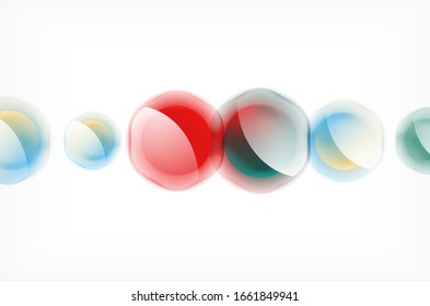 Abstract background - glass shiny transprent hexagon shapes overlapping eath other. Vector Illustration For Wallpaper, Banner, Background, Card, Book Illustration, landing page