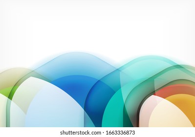 Abstract background - glass shiny transprent hexagon shapes overlapping eath other. Vector Illustration For Wallpaper, Banner, Background, Card, Book Illustration, landing page