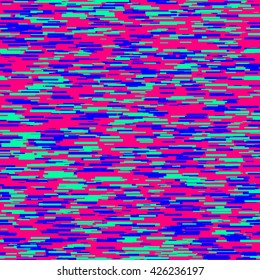Abstract background with glitch effect, distortion, seamless texture, random horizontal black and white lines for design concepts, posters, banners, web, presentations and prints. Vector illustration.