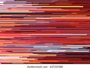 Abstract background with glitched horizontal stripes, stream lines. Concept of aesthetics of signal error. Glitch effect background for a poster, cover, design concepts, banners, web presentations.