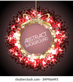 Abstract background with glittering background